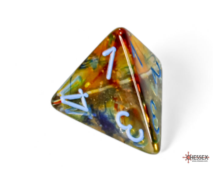 Chessex Polyhedral Dice Set: Nebula Luminary (Primary/Blue)