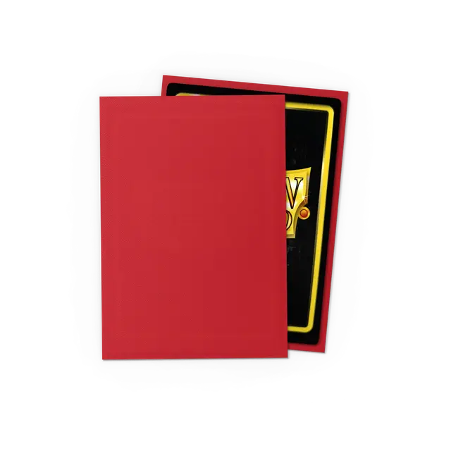 Dragon Shield Japanese Matte Sleeves: Crimson (60)