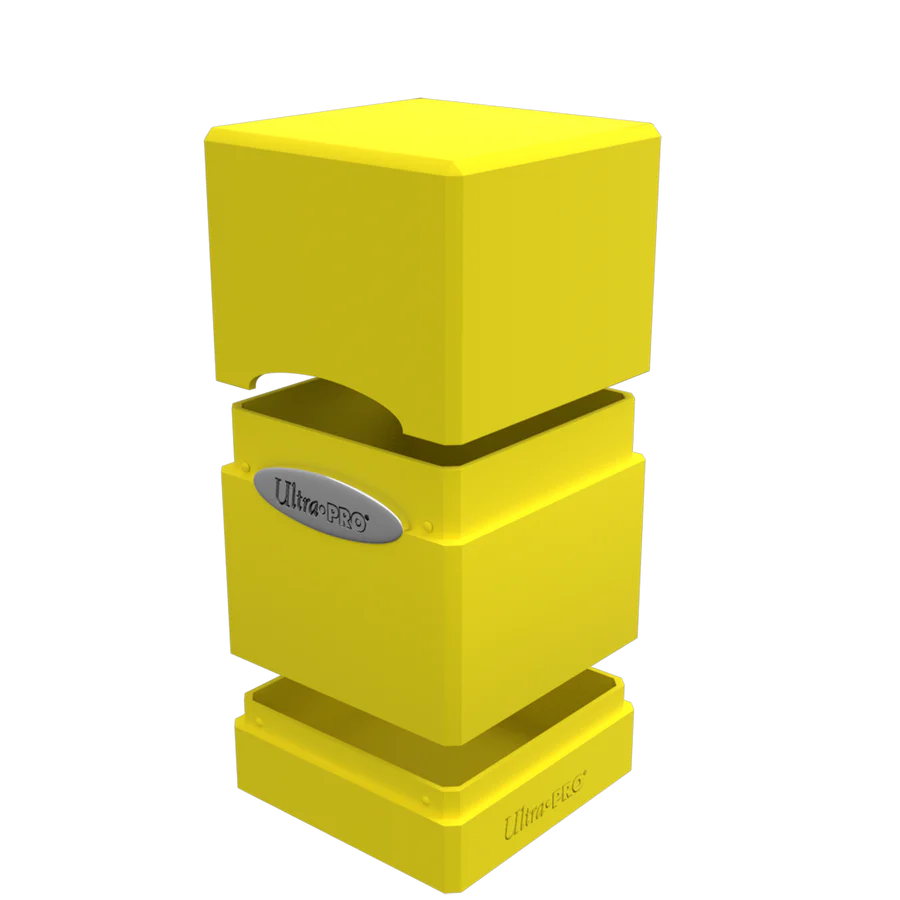 Ultra Pro Satin Tower: Bright Yellow