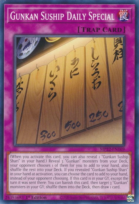 yugioh card that skips opponent's turn Gunkan Suship Daily Special [MP22-EN169] Common – Board Wipe