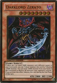 darklord monsters Darklord Zerato [GLD4-EN022] Gold Rare – Board Wipe