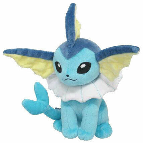 Sanei Pokémon Vaporeon Plush, 7"Sanei