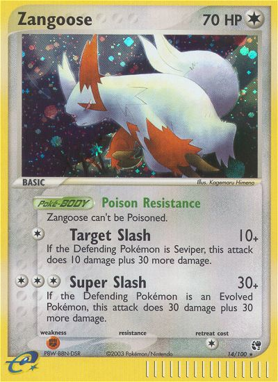 pokemon card zangoose Buy Rare | Chilling Reign Colorless Chop Up (50) Does 10 damage to each of your opponents Benched Pokmon that has any damage counters on it Zangoose | Pokmon Cards and