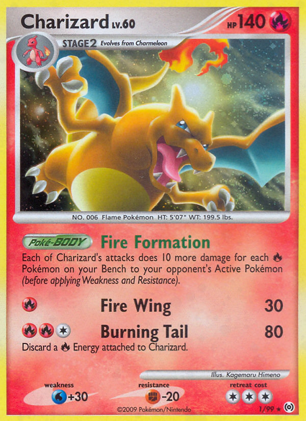 Charizard (1/99) [Platinum: Arceus] – Board Wipe