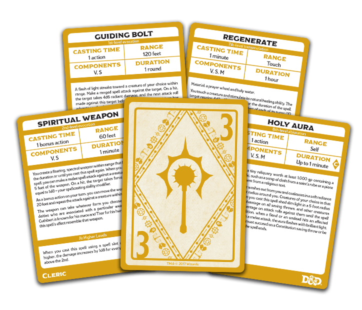 Cleric Spellbook Cards - Board Wipe
