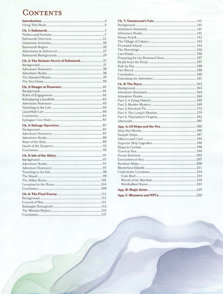 D&D Ghosts of Saltmarsh - Board Wipe