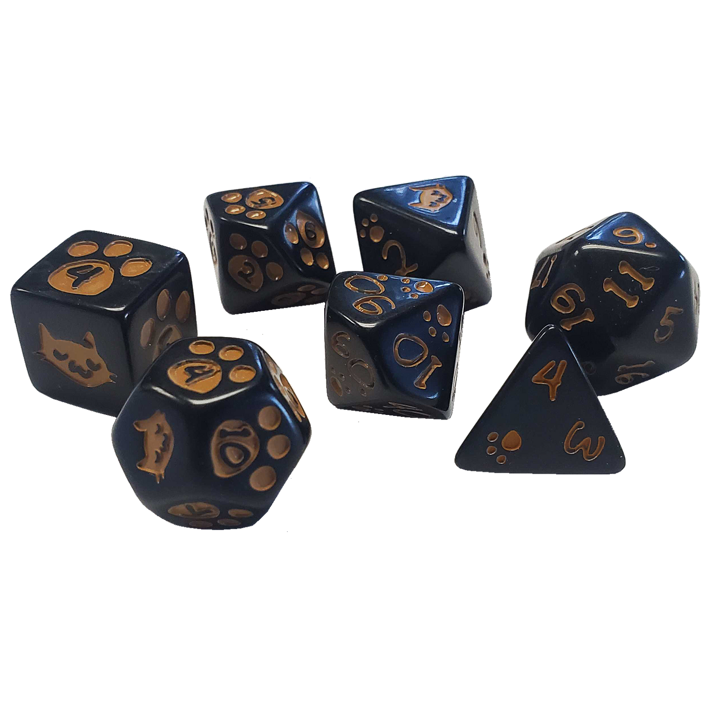 Steve Jackson Polyhedral Kitten Dice