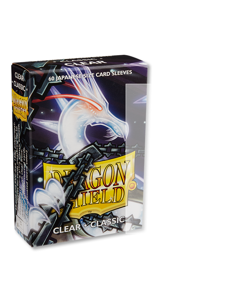 Dragon Shield Japanese Classic Sleeves: Clear (60) – Board Wipe