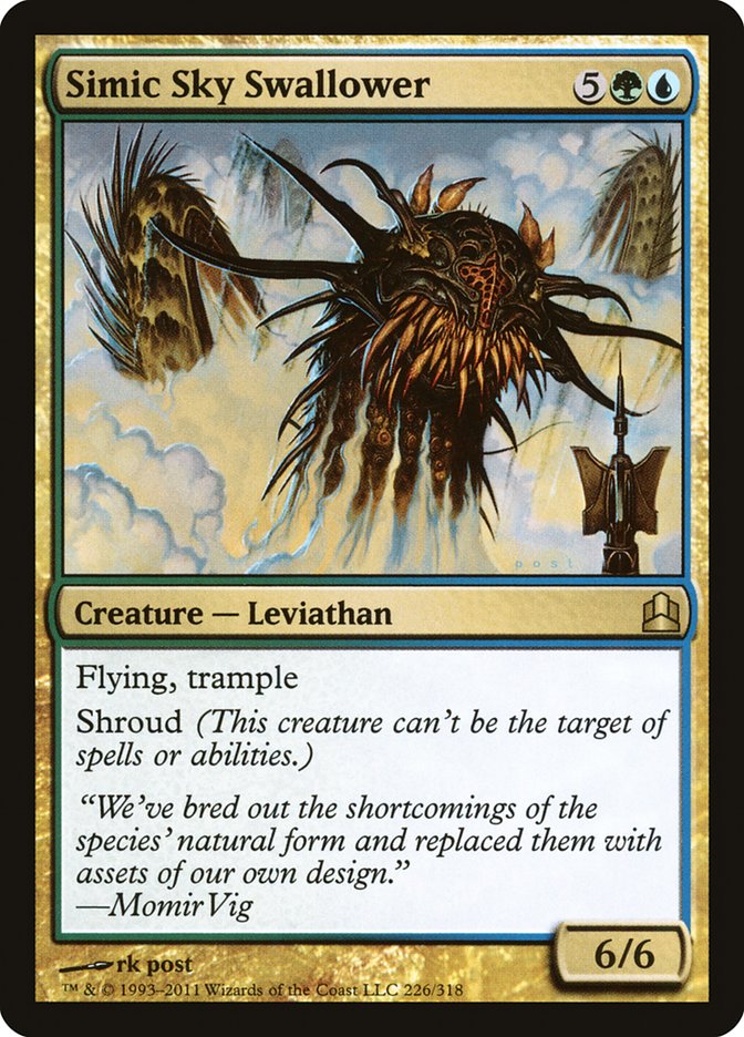 Simic Sky Swallower [Commander 2011] – Board Wipe