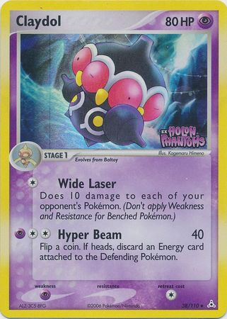 claydol pokemon card 94/195 Colorless Artist Claydol (38/110) (Stamped) [EX: Holon