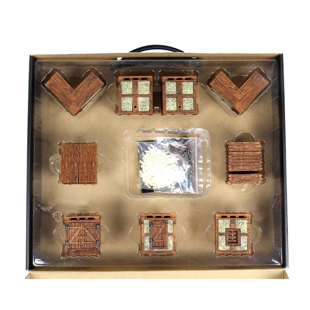 Warlock Tiles: Town & Village II Full Height Plaster Walls Expansion - Board Wipe
