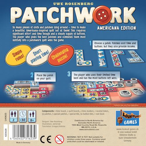 Patchwork: Americana Edition - Board Wipe