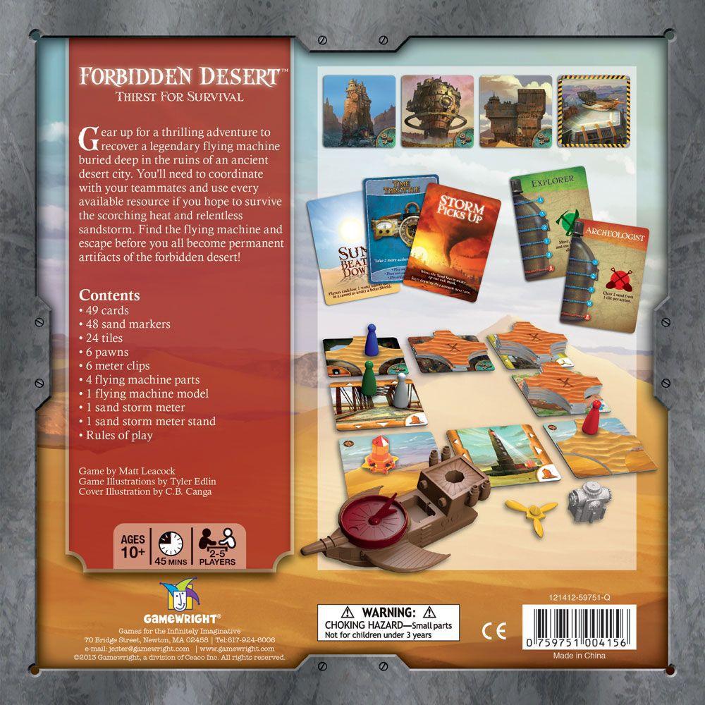 Forbidden Desert - Board Wipe