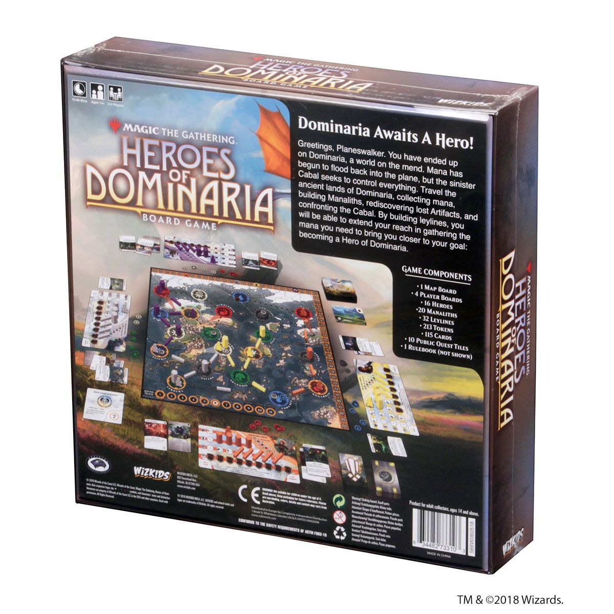 Magic: The Gathering – Heroes of Dominaria Board Game Premium Edition - Board Wipe