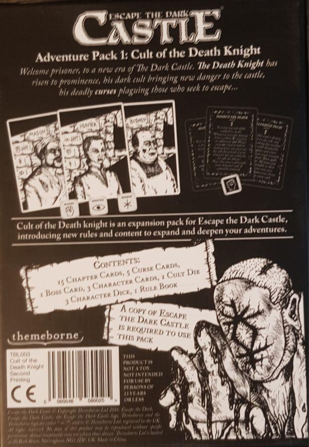 Escape the Dark Castle: Adventure Pack 1 – Cult of the Death Knight - Board Wipe