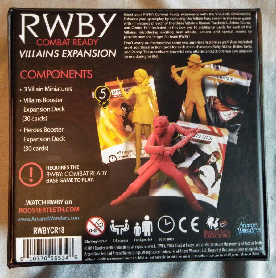 RWBY: Combat Ready – Villains Expansion - Board Wipe