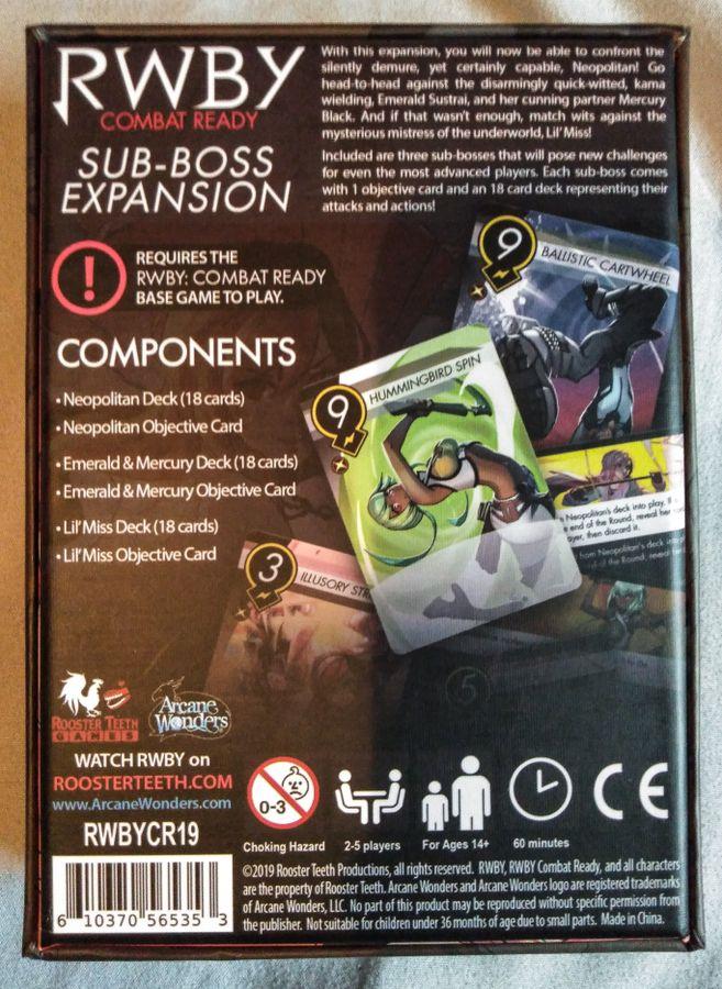 RWBY: Combat Ready – Sub-Boss Expansion - Board Wipe