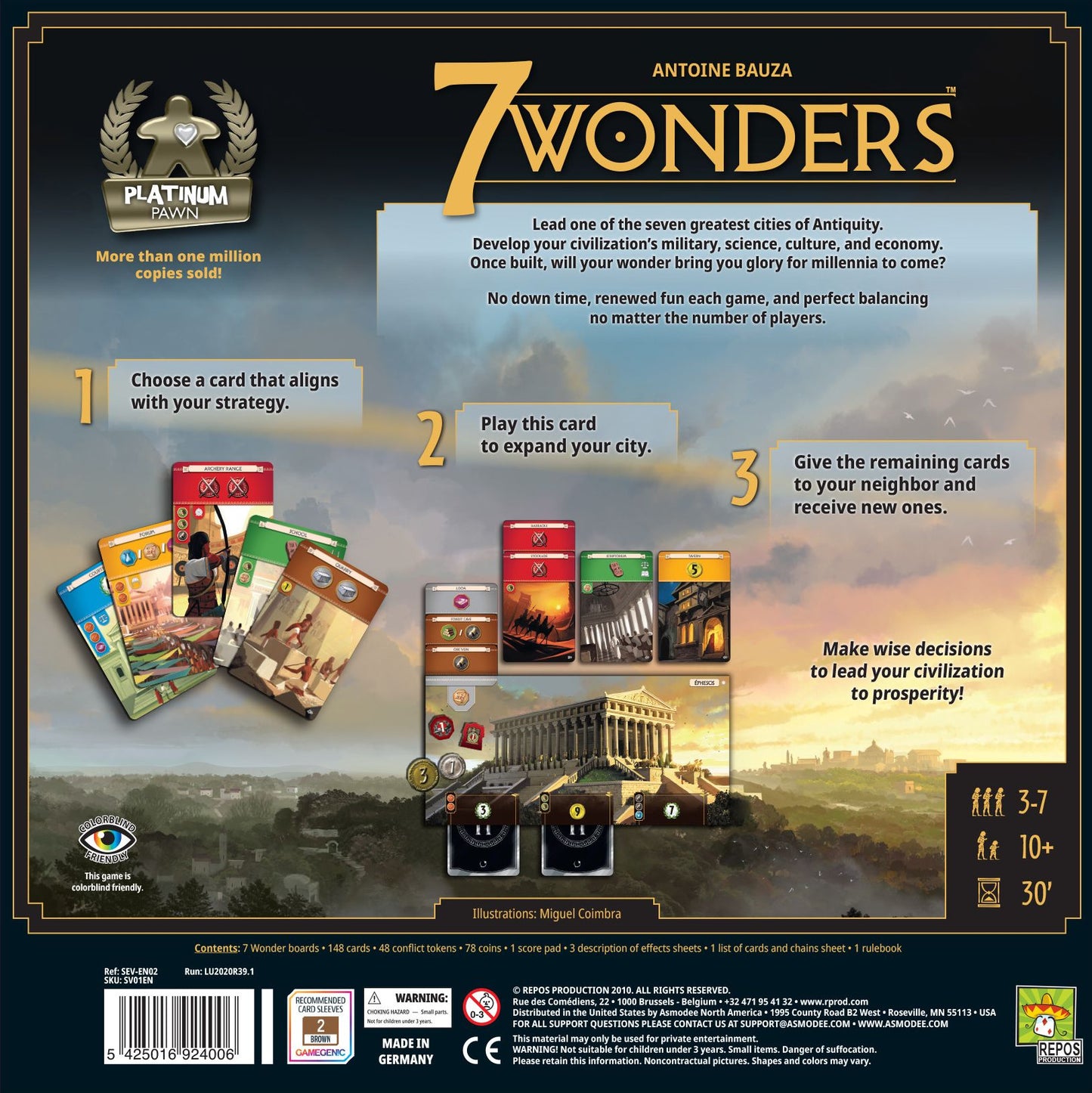 7 Wonders New Edition - Board Wipe