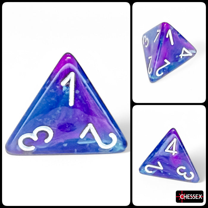 Chessex Polyhedral Dice Set: Nebula (Aura/White)
