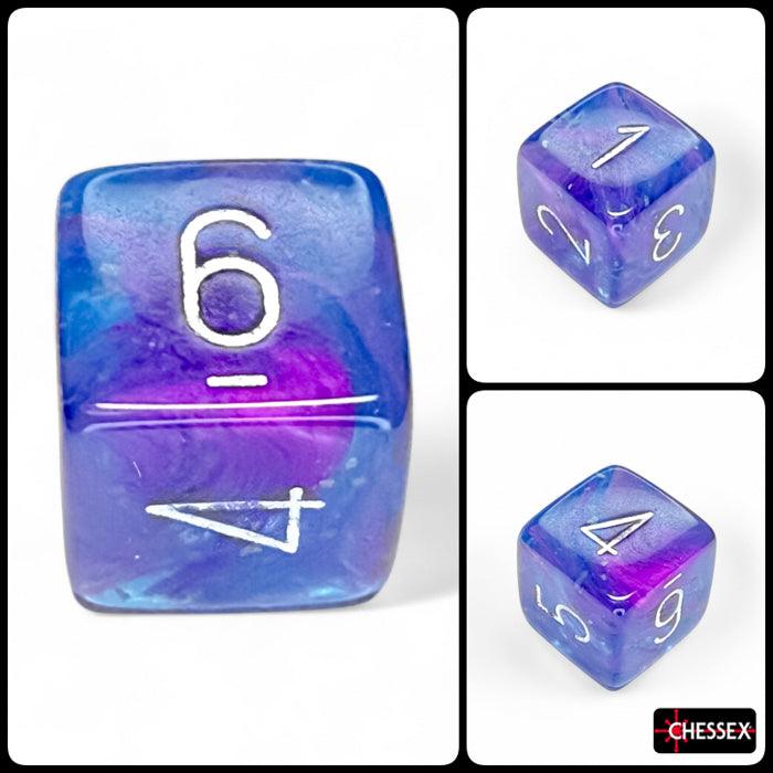 Chessex Polyhedral Dice Set: Nebula (Aura/White)