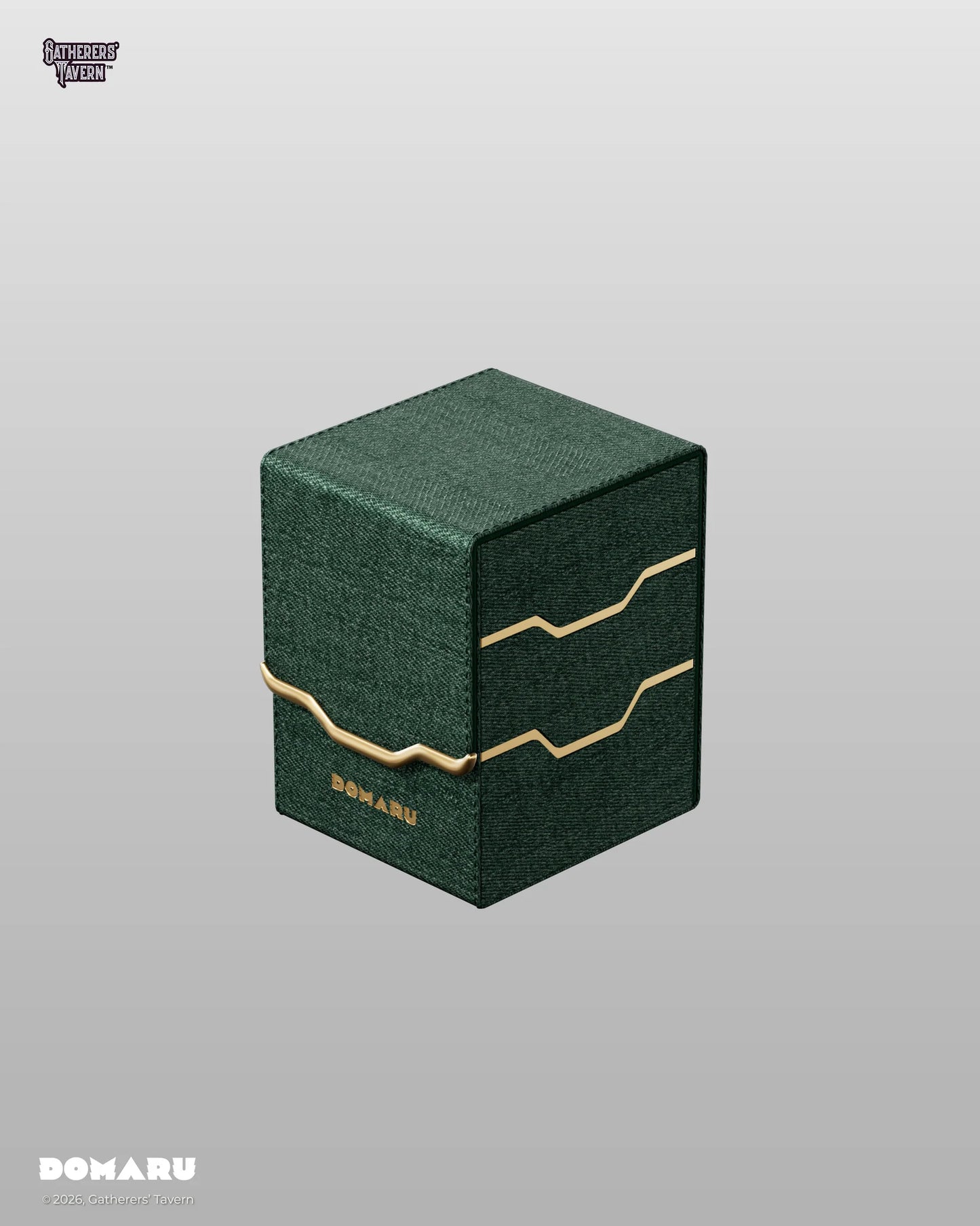 Gatherer's Tavern - Armory Vertex - Toploading Domaru Deck Box (Malachite)