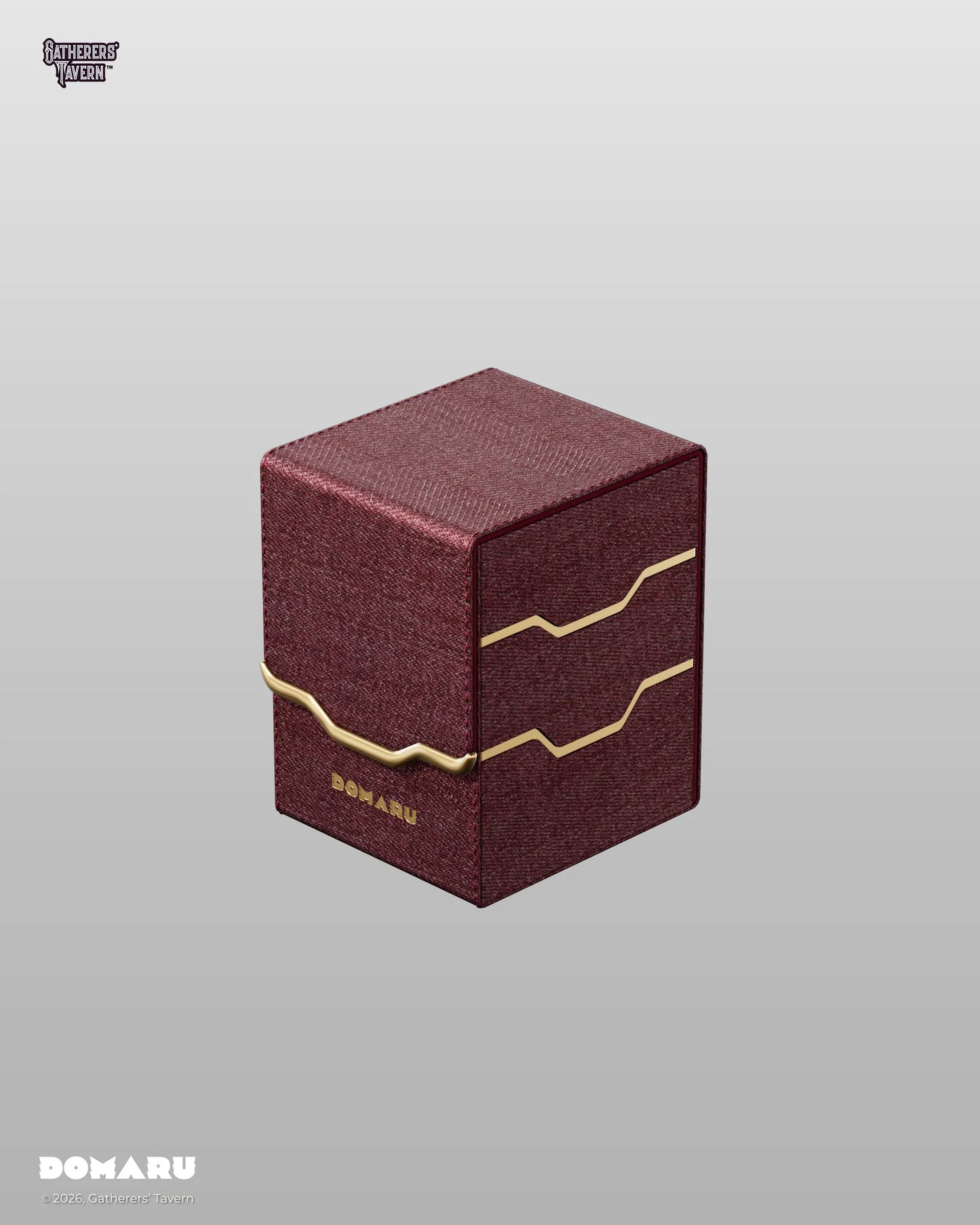 Gatherer's Tavern - Armory Vertex - Toploading Domaru Deck Box (Carnelian)