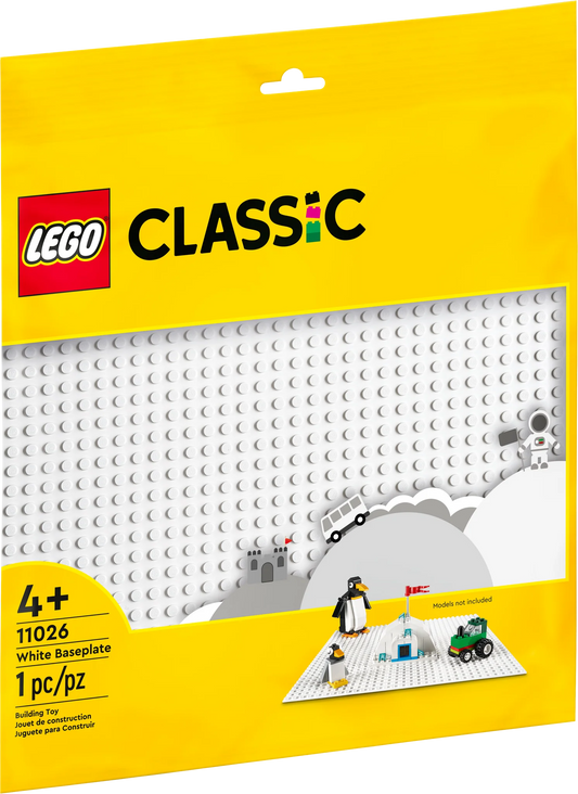LEGO White Baseplate