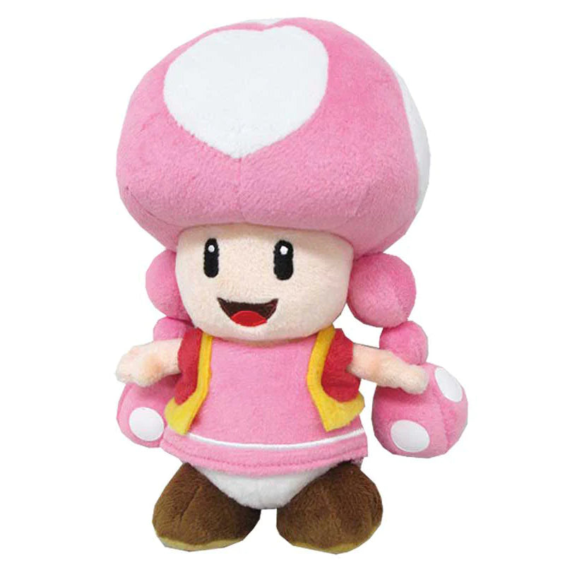 Super Mario All Star Collection: Toadette Plush, 7.5"