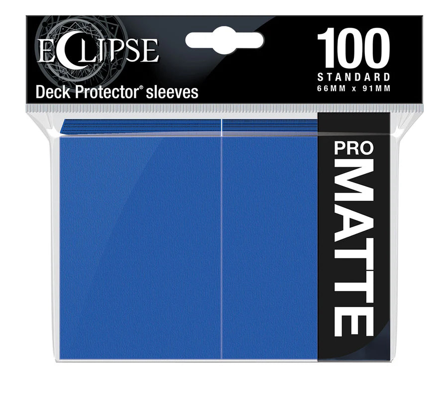 Eclipse Standard Matte Sleeves: Pacific Blue (100)