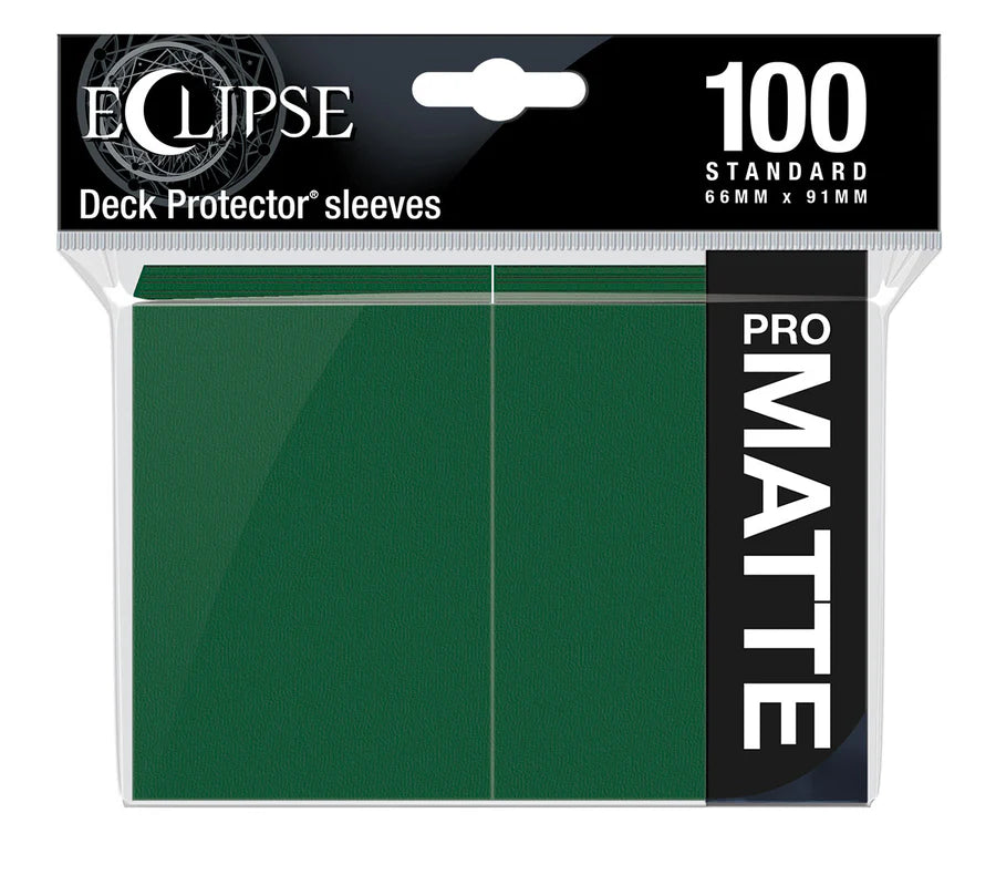 Eclipse Standard Matte Sleeves: Forest Green (100)