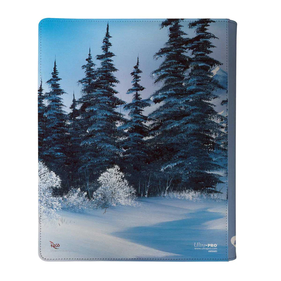 9-Pocket Zippered Binder - Bob Ross - Winter Paradise