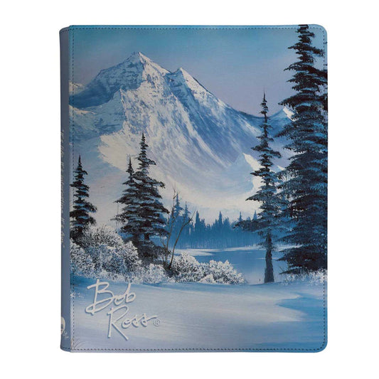 9-Pocket Zippered Binder - Bob Ross - Winter Paradise