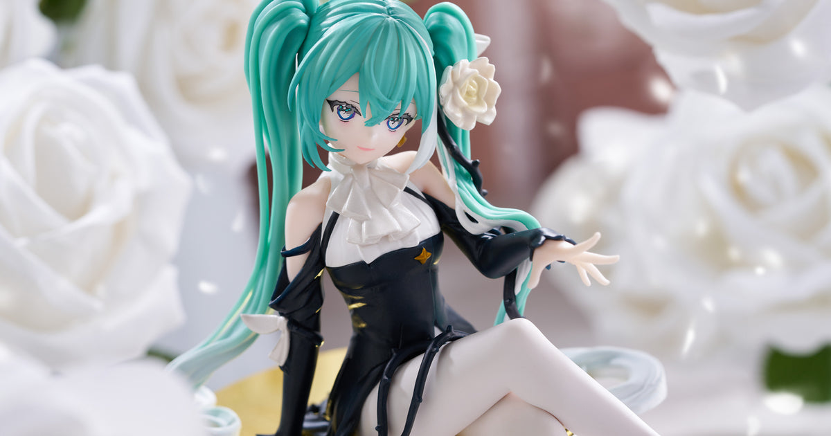 FuRyu: Hatsune Miku (Flower Fairy - White Rose) Noodle Stopper Figure