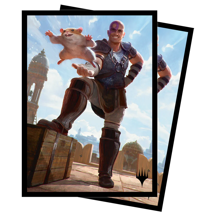 UltraPro Standard Commander Legends - Battle for Baldur's Gate Art Sleeves: Minsc & Boo, Timeless Heroes (100ct.)