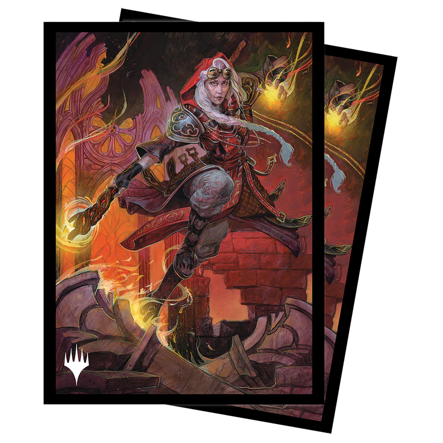 UltraPro Standard Dominaria United Art Sleeves: Jaya, Fiery Negotiator (100ct.)