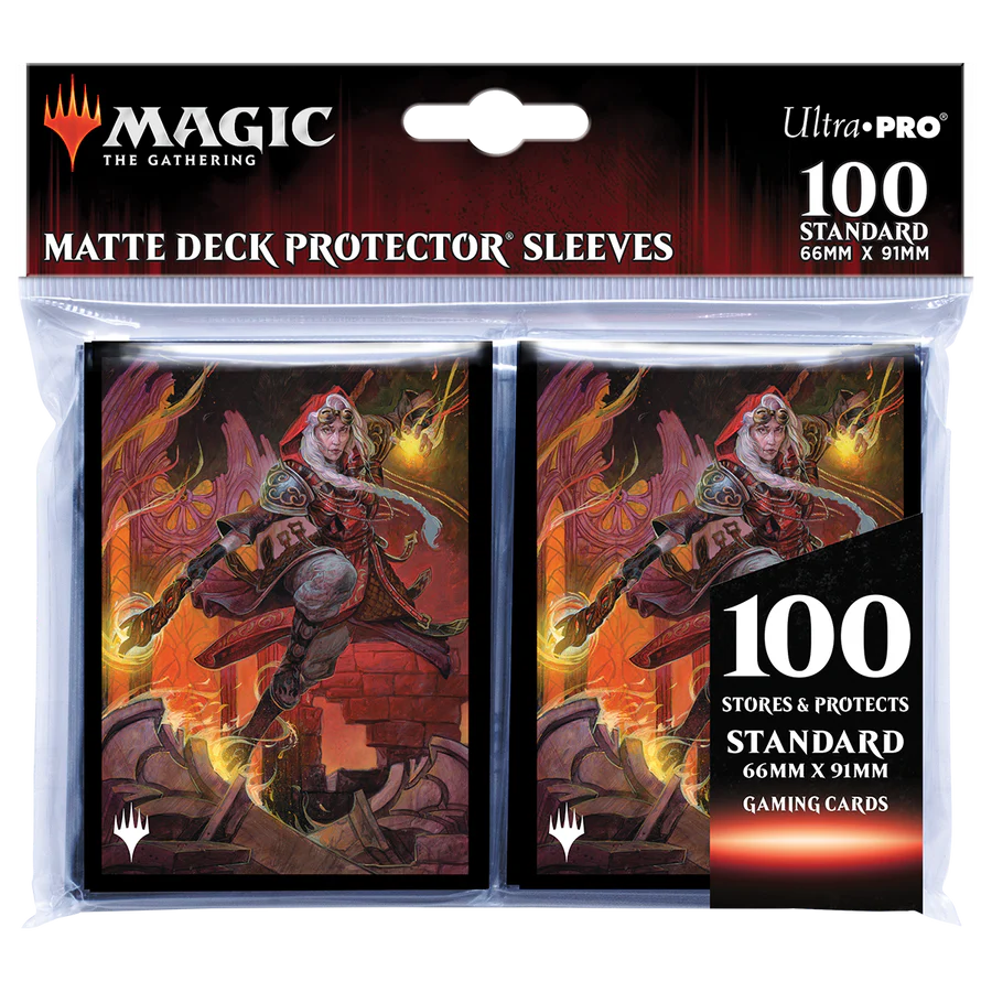 UltraPro Standard Dominaria United Art Sleeves: Jaya, Fiery Negotiator (100ct.)