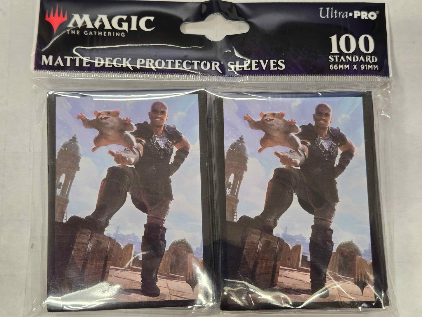 UltraPro Standard Commander Legends - Battle for Baldur's Gate Art Sleeves: Minsc & Boo, Timeless Heroes (100ct.)