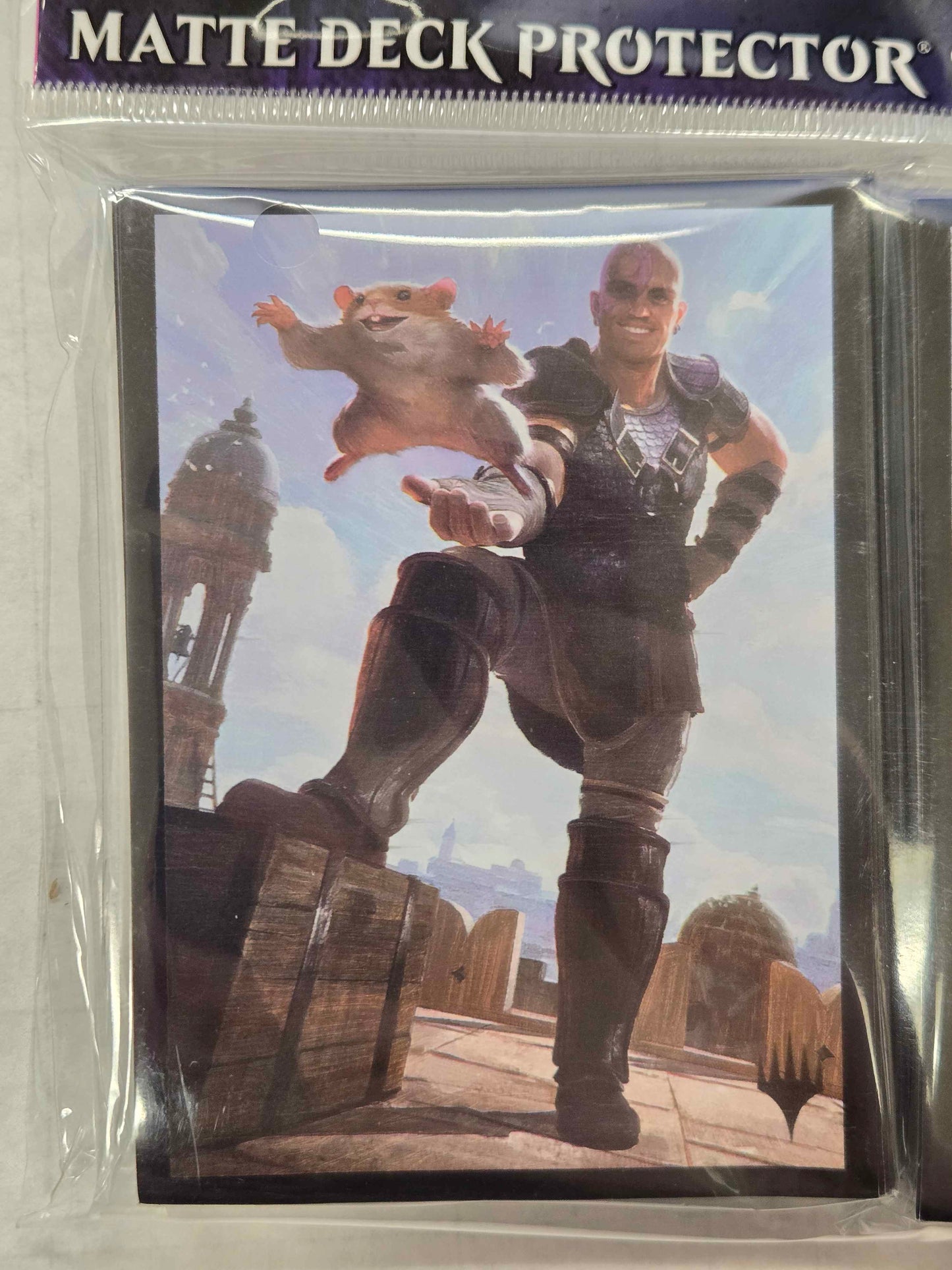 UltraPro Standard Commander Legends - Battle for Baldur's Gate Art Sleeves: Minsc & Boo, Timeless Heroes (100ct.)