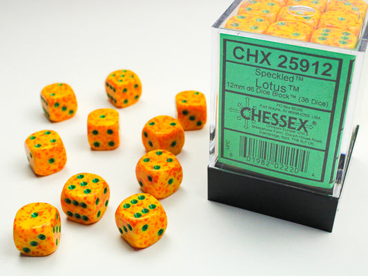 Chessex D6 Dice Brick: Speckled (Lotus)
