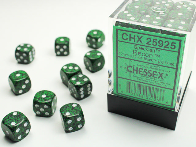 Chessex D6 Dice Brick: Speckled (Recon)
