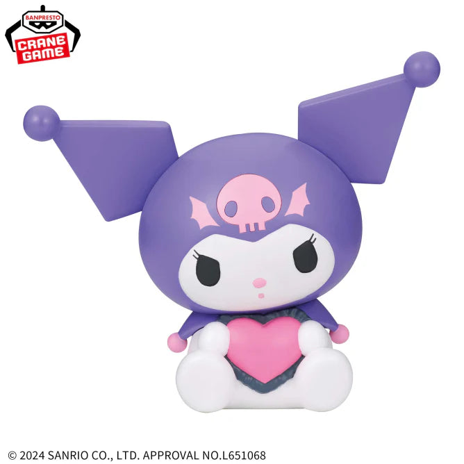 Banpresto Sanrio Characters Sofvimates Kuromi Purple Ver. Figure, 5.5"