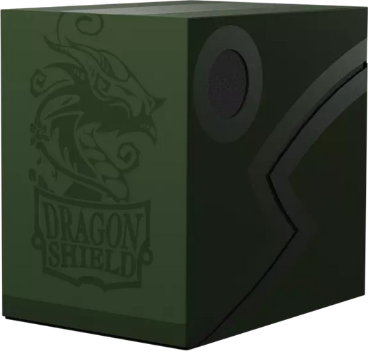 Dragon Shield Double Deck Shell: Black/Green