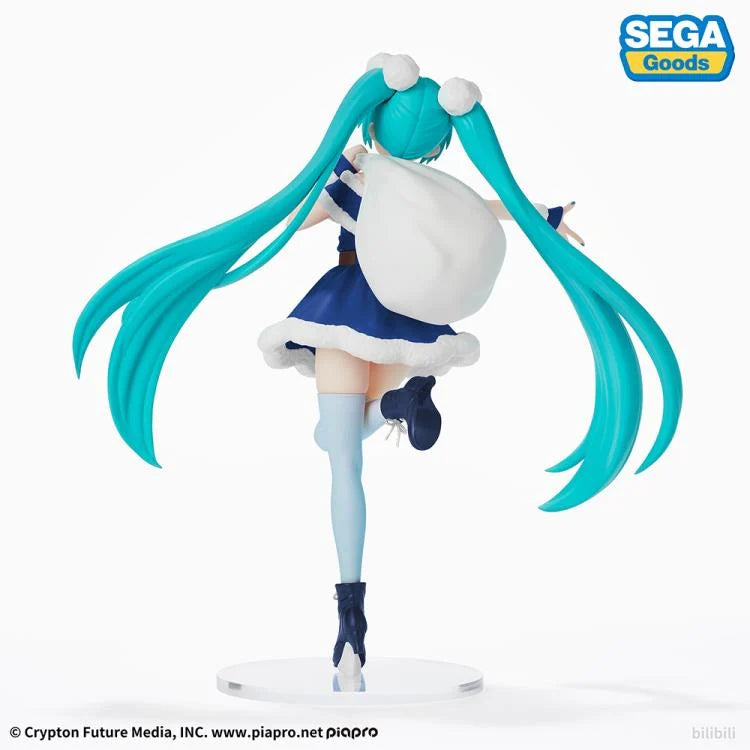 Sega: Christmas 2020 Hatsune Miku Super Premium Figure (Blue)