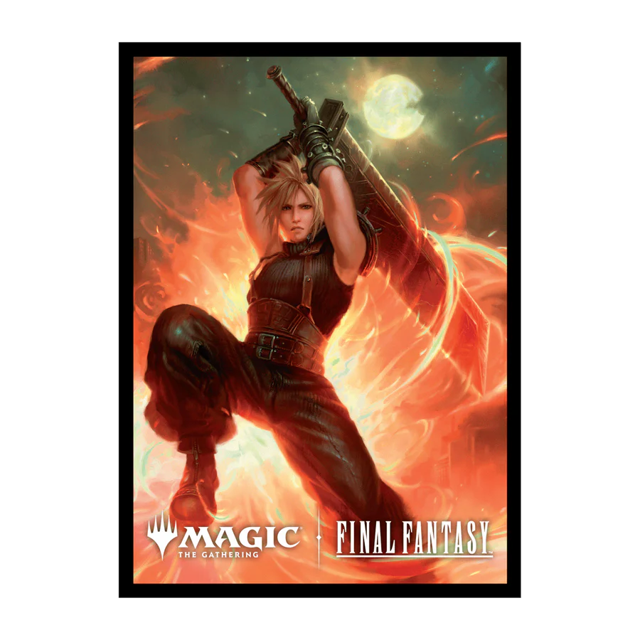 Ultra Pro Standard Final Fantasy Art Sleeves: Cloud, Ex-SOLDIER (100) – Board Wipe