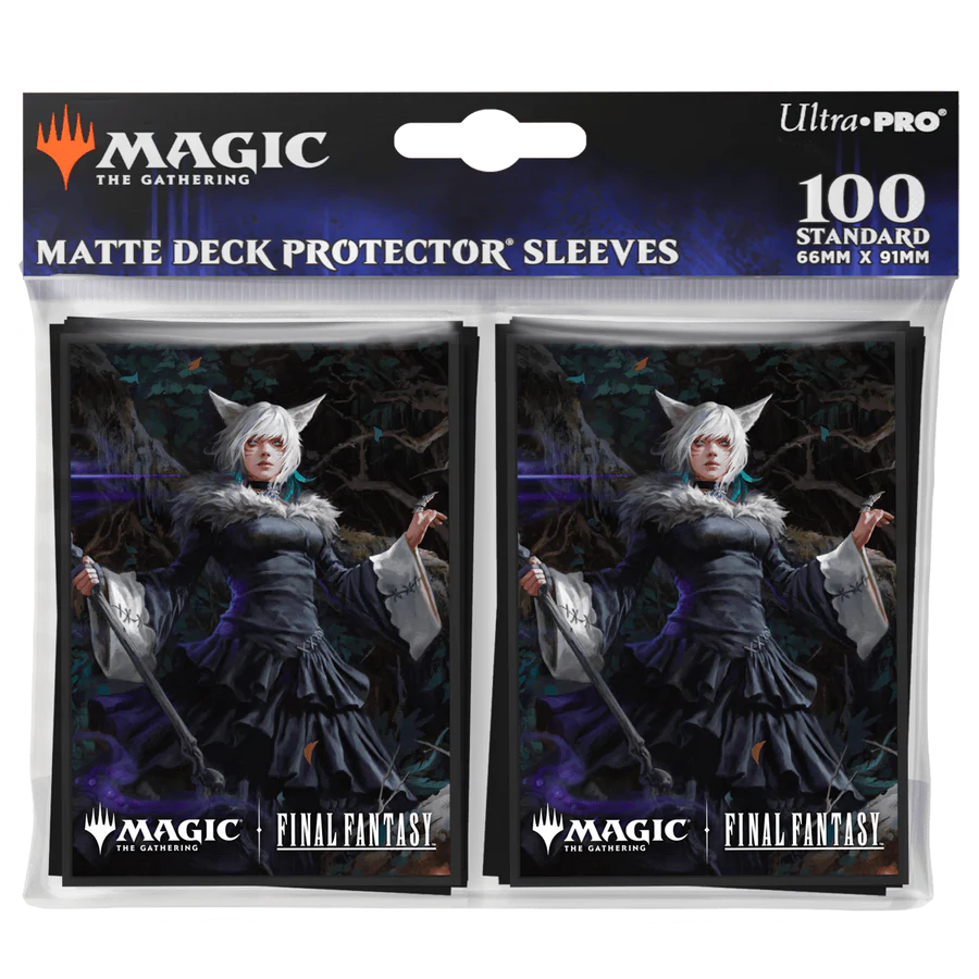 ultra pro card sleeves final fantasy Ultra Pro Final Fantasy Deck Protector Sleeves (100ct) Y'shtola Night's Blessed
