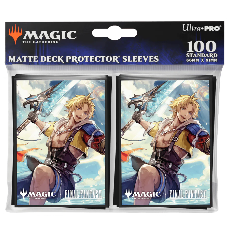 Ultra Pro Standard Final Fantasy Art Sleeves: Tidus, Yuna's Guardian (100)