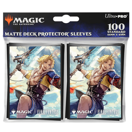 Ultra Pro Standard Final Fantasy Art Sleeves: Tidus, Yuna's Guardian (100)