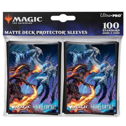 Ultra Pro Standard Final Fantasy Art Sleeves: Bahamut and Ifrit (100)