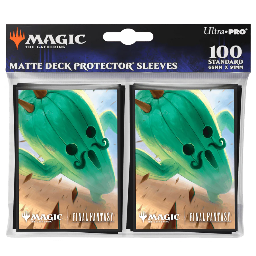 Ultra Pro Standard Final Fantasy Art Sleeves: Jumbo Cactuar (100)