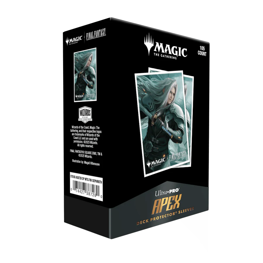 Ultra Pro Standard Final Fantasy Apex Sleeves: Sephiroth, Planet’s Heir (105ct)